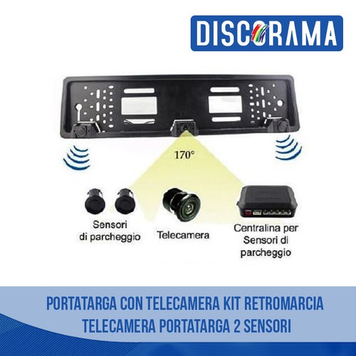 Portatarga con telecamera kit - portatarga,