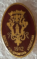 Distintivo calcio ⚽ EMILIA ROMAGNA badge pin ARGENTANA clip no piedino 