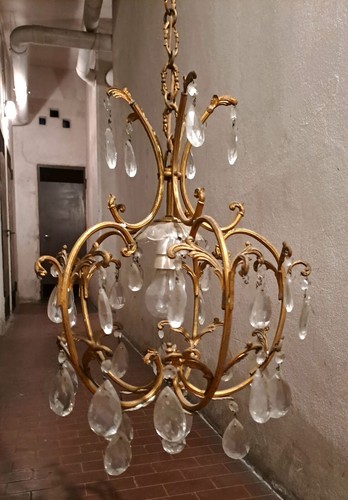 Lampadario gocce vetro e - lampadario,
