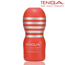 Tenga Original Vacuum Cup Medium Stroker for Penis Blowjob Stimulation - Suction