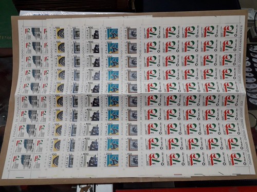 1976 fogli francobolli interi - fogli,