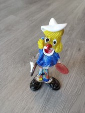 Pagliaccio scultura in vetro