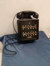 Centralino Telefono In Bachelite Siemens Milano  Da Parete Vintage