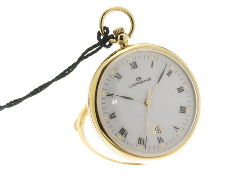 Lorenz orologio tasca placcato