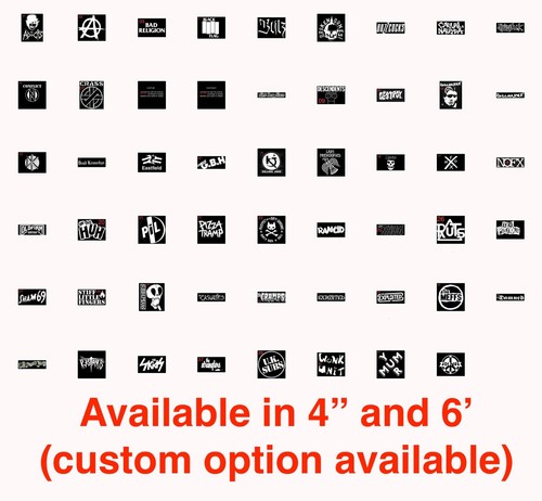 Punk sew patches 6 gbh - punk,