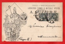 SESTO S. GIOVANNI -PUBBLICITARIA MATERIALE APISTICO -API vg 1923 -MILANO