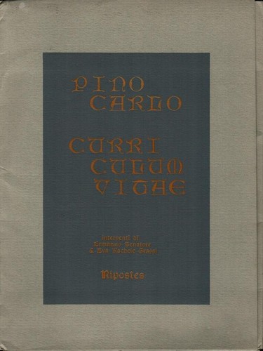 Curriculum vitae pino carlo - -,