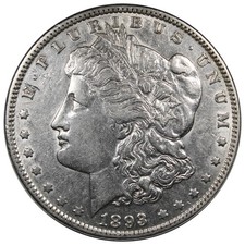 1893 Morgan Dollar XF EXTRA