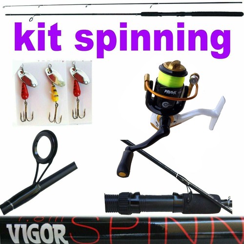 Canna pesca spinning 2 1 - pesca, 2,1