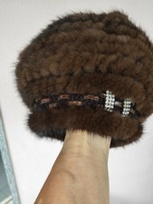 cappello di pelliccia visone fur mink hat