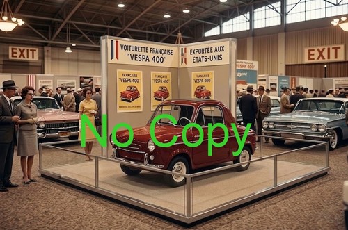 Vespa 400 exposition - exposition, aux