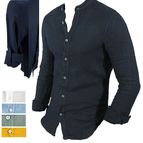 Camicia uomo lino - in, manica
