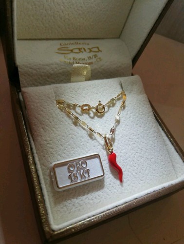 Collana specchiata e - specchiata, cm