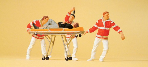 Preiser 10532 paramedics with - paramedics,