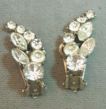 Orecchini Vintage In Strass A