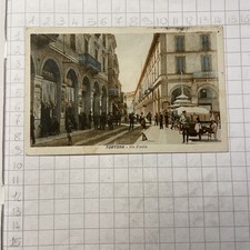 Cartolina Postale Paesaggistica Tortona Via Emilia Alessandria Viaggiata 10 Cen