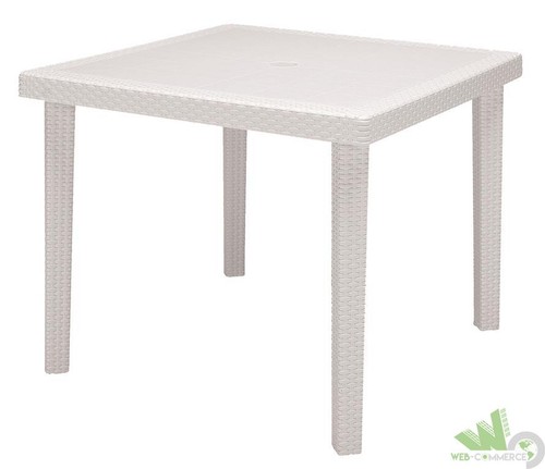 Tavolo resina effetto rattan - resina,