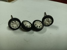 Set 4 Cerchi wheels Speedline Clio GruppoA + 4 pneumatici Rally 1/43