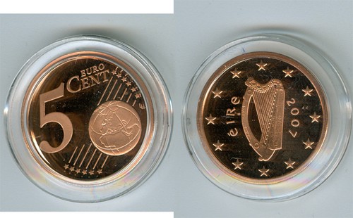 Irlanda cent proof - cent, pp