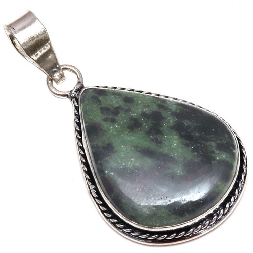 Ciondolo rubino zoisite gemma - ciondolo,