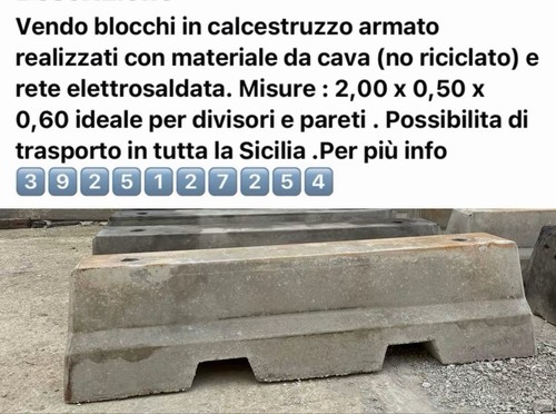 Blocchi cemento - blocchi,