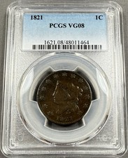 1821 Testa di coronetta grande