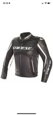 DAINESE D-AIR MISANO Giubbotto In Pelle Airbag Taglia 56