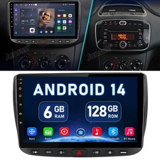 Autoradio Android 14 Carplay 128GB per Fiat Grande Punto EVO 199 Linea 2012-2017