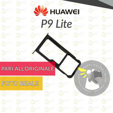 CARRELLO SIM HUAWEI P9 LITE VNS-L31 L23 L21 PORTA MICRO SD NERO VANO SLOT SCHEDA
