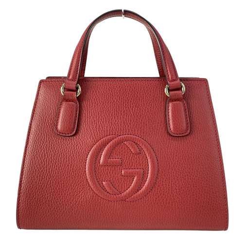 Gucci soho 607722 red - soho, leather