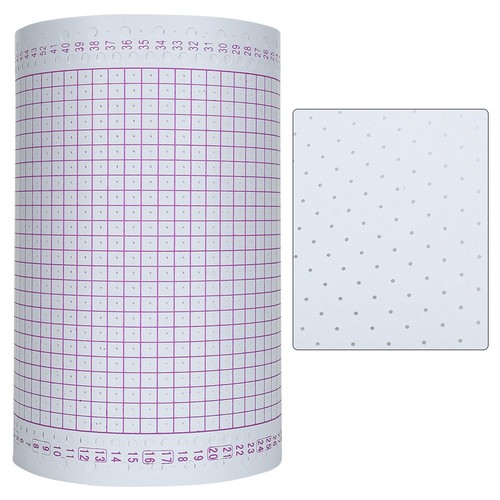 100pz rotolo red punch card - red,