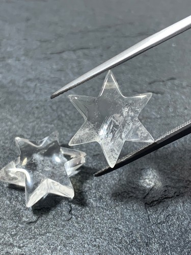 Natural mountain quartz star - natural,