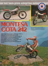 advertising Pubblicità -TEST MOTO MONTESA COTA 242  83-MOTOSPAGNOLE TRIAL EPOCA