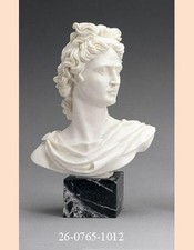 Statua Busto Testa Dio Apollo in polvere di marmo | Apollo's bust sculpture