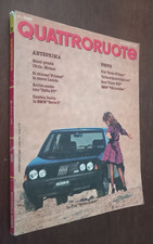 QUATTRORUOTE n° 325 1982 EDITORIALE DOMUS BUONE FIAT RITMO 2 SERIE