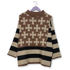 Maglione Vintage marrone e