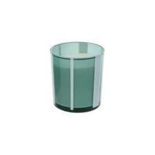 Candela vaso vetro verde - candela,