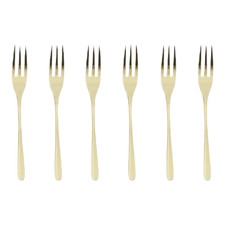 Set 6 forchettine dolce - Taste PVD champagne Sambonet