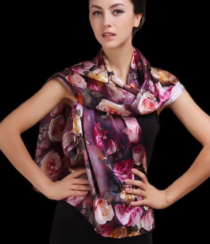 Sciarpa donna gelso 100 - %, seta