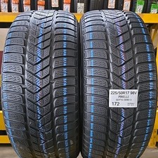 2 PNEUMATICI USATI 225/50R17 98V SOTTO ZERO 3 PIRELLI GOMME INVERNALI 225 50 17 