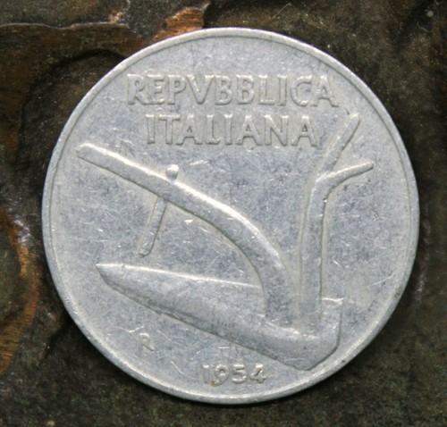 1954r italy lire - 1954r, 10