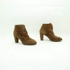 MASSIMO DUTTI Tronchetto Usate Numero EU 38 (Cod.CS1847) in Camoscio Marrone