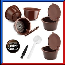 5 x Capsule Riutilizzabili Ricaricabili per Macchina da Caffè Dolce Gusto Caffe