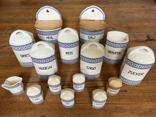 15 pezzi lattine ceramica