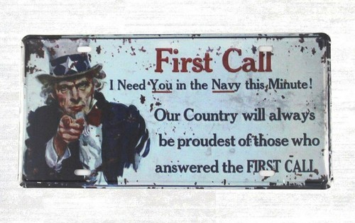 Targa insegna latta - first, call