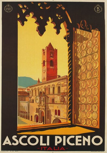 Tv74 poster turismo - tv74, vintage