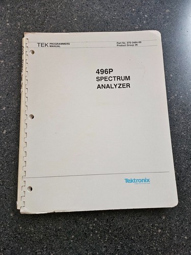 Tektronix 496p analizzatore - 496p,