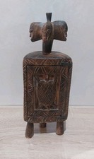 Scatola farmacia in legno Dogon africana - larghezza 4,5 pollici H 13,5 pollici Africa occidentale - Mali