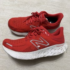 Scarpe da corsa New Balance 1080 v12 Fresh Foam rosso vibrante da uomo US 9 M1080H12