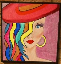 Quadro acrilico astratto